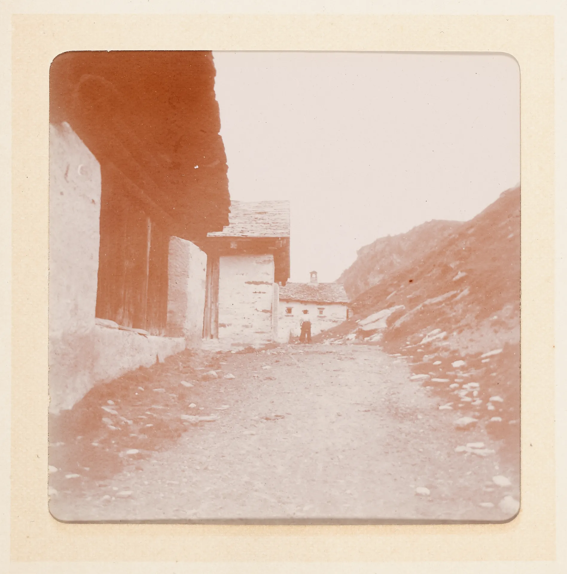 Dorfansicht in der Schweiz