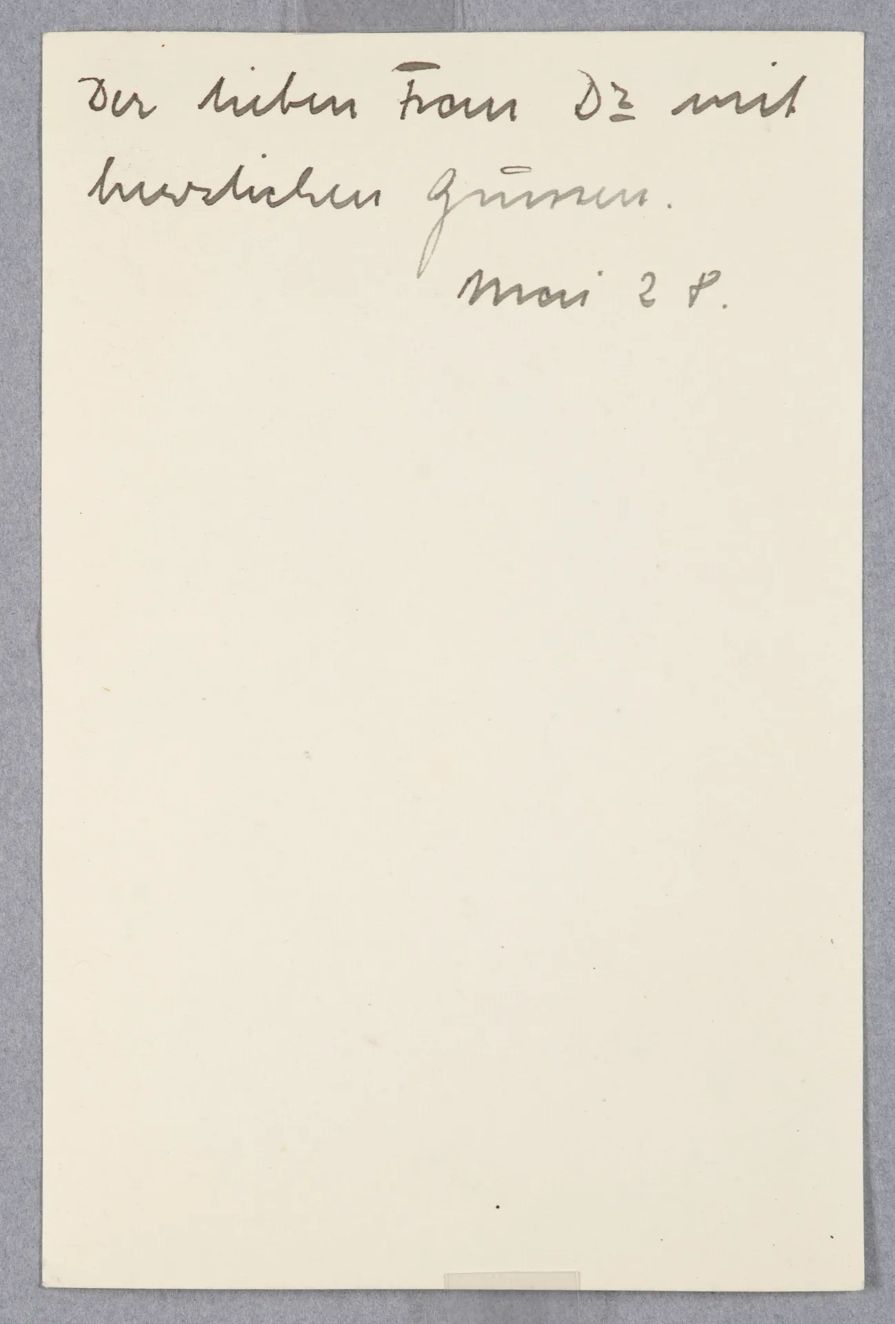 Ottilie W. Roederstein im Garten