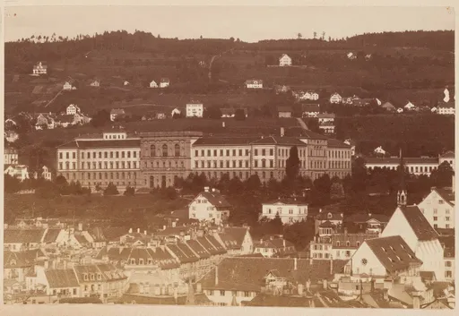 Stadtansicht von Zürich, Blick auf das Polytechnikum