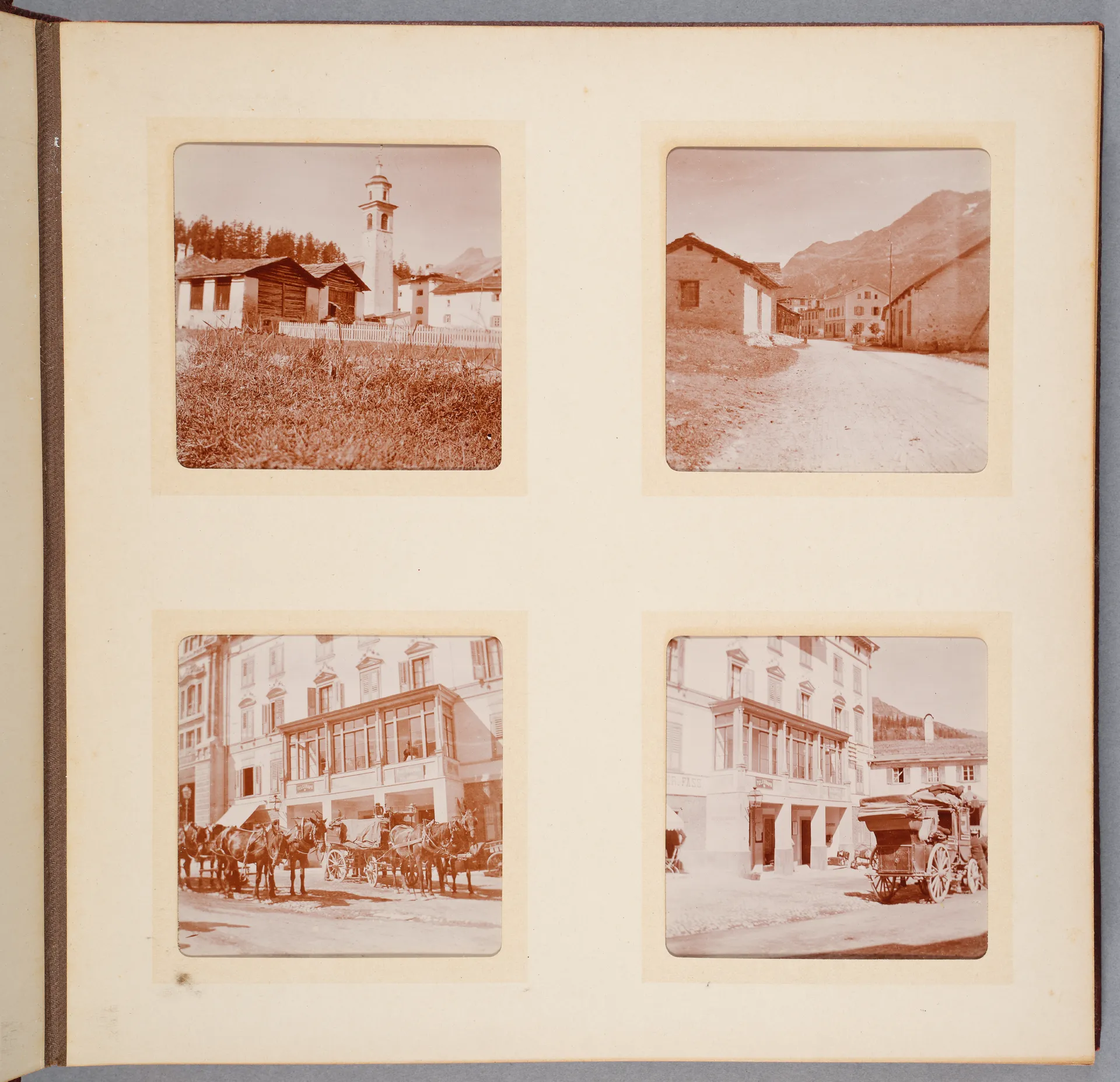 Fotoalbum: Sils Maria, Ansbach, Rothenburg, 1898, Seite 4