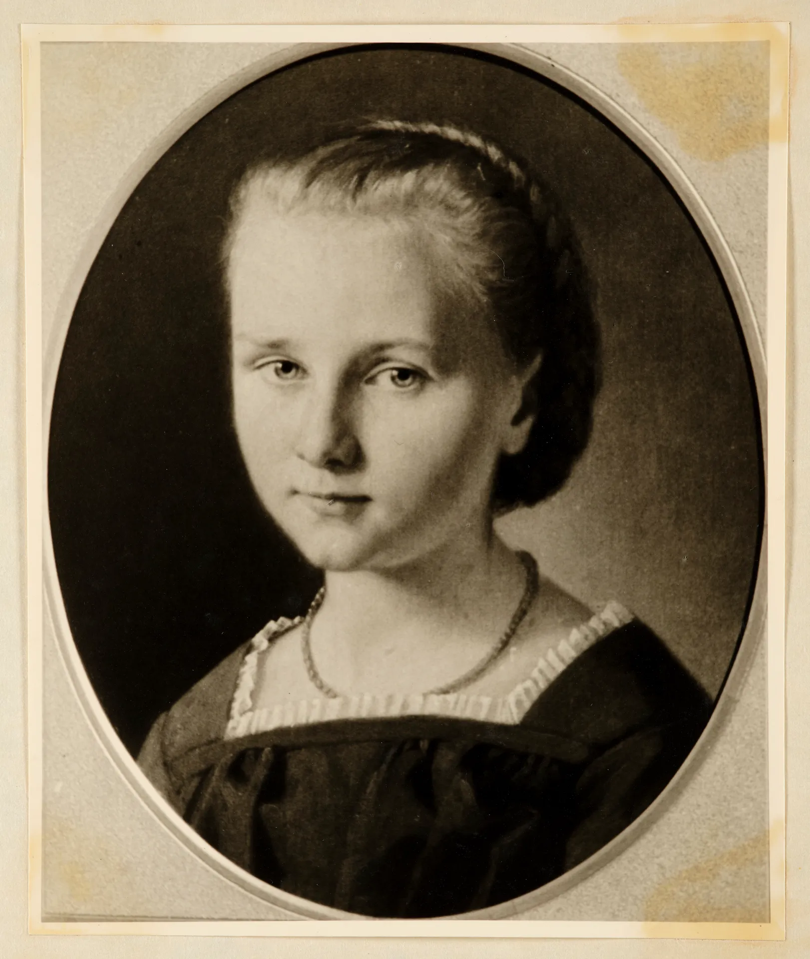 Eduard Pfyffer, Porträt Johanna Roederstein als Kind, Gemälde, 1869