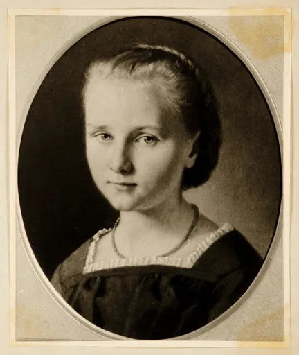 Eduard Pfyffer, Porträt Johanna Roederstein als Kind, Gemälde, 1869