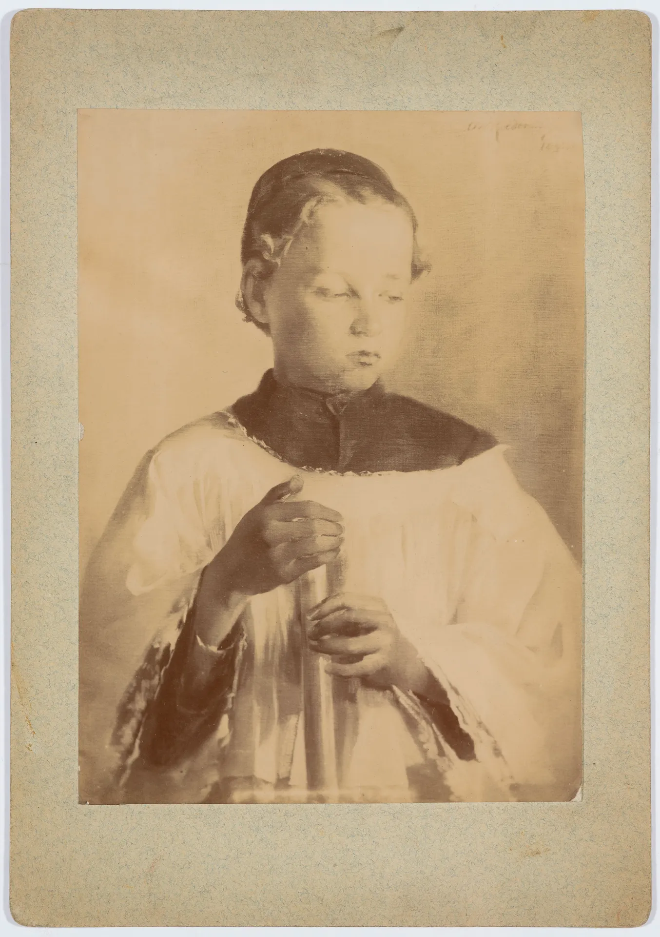 Ottilie W. Roederstein, Der Chorknabe, Gemälde, 1893