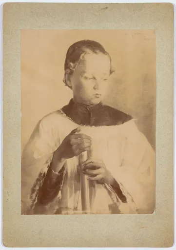 Ottilie W. Roederstein, Der Chorknabe, Gemälde, 1893