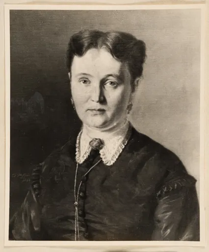 Eduard Pfyffer, Porträt Alwine Roederstein, Gemälde, 1868