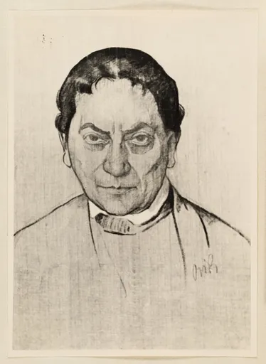 Ottilie W. Roederstein, Emma Kopp, Zeichnung, um 1930