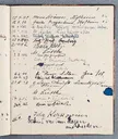 Besucherbuch des Ateliers von Ottilie W. Roederstein in Hofheim am Taunus