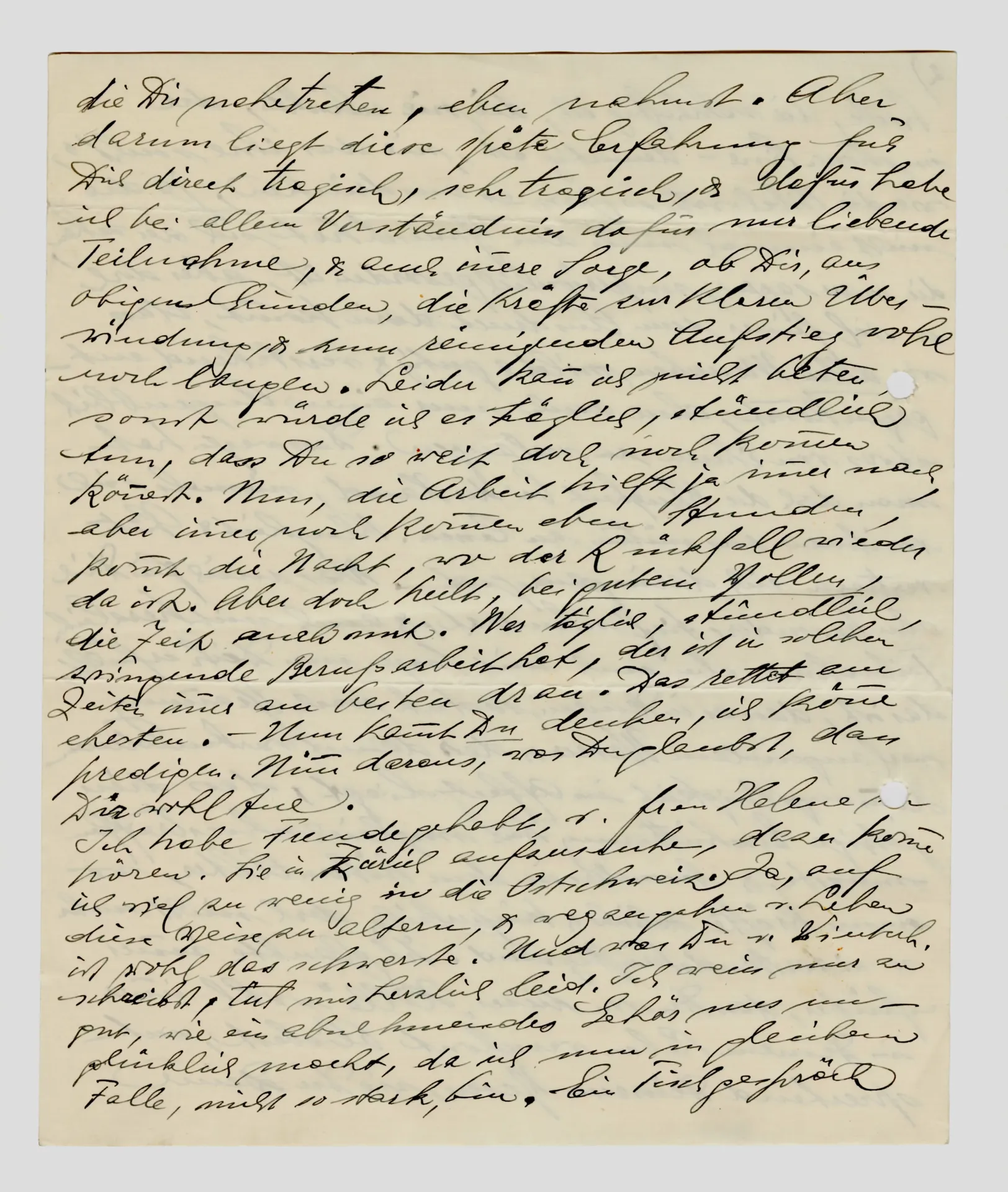 Brief von Martha Sommer an Ottilie W. Roederstein, 20. Juli 1937