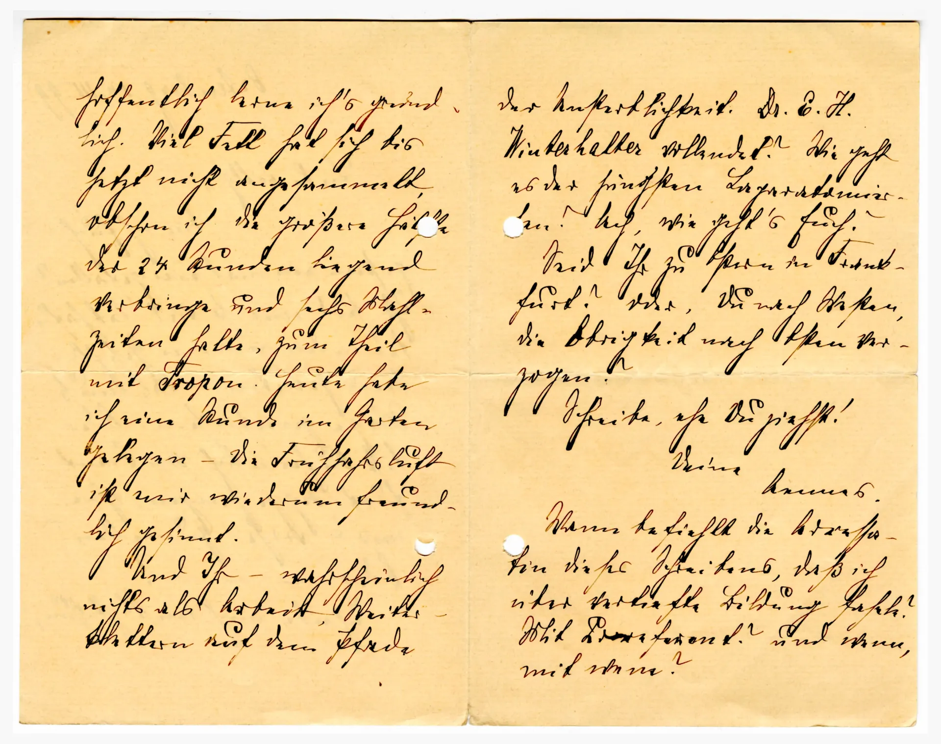 Brief von Anna Edinger an Ottilie W. Roederstein, 14. März 1899