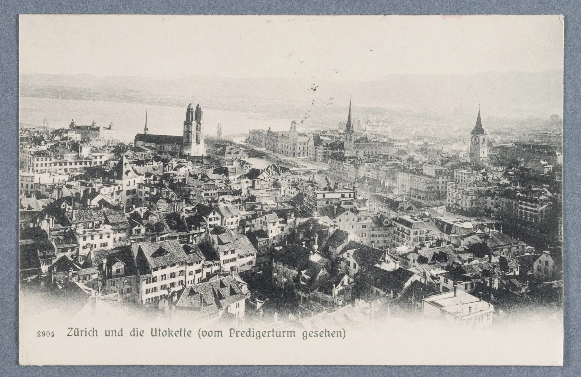 Postkarte von Anny Stebler-Hopf an Ottilie W. Roederstein, 4. August 1906