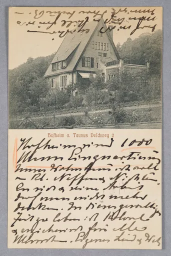 Postkarte von Ottilie W. Roederstein an Sigismund Righini, 5. September 1914