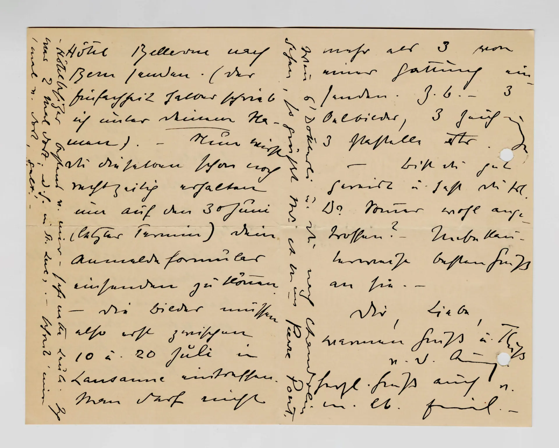 Brief von Anny Stebler-Hopf an Ottilie W. Roederstein, um 1906 (?)