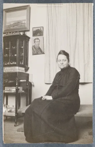 Jeanne Smith im Atelier von Ottilie W. Roederstein, Hofheim am Taunus