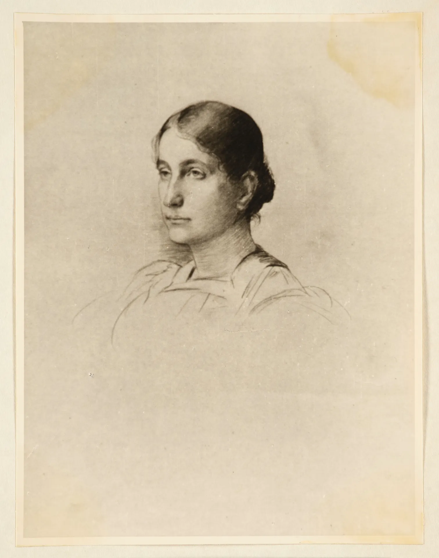 Ottilie W. Roederstein, Anna Edinger, Zeichnung, 1897
