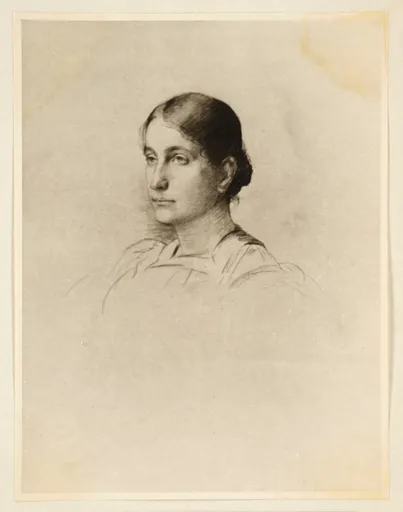 Ottilie W. Roederstein, Anna Edinger, Zeichnung, 1897
