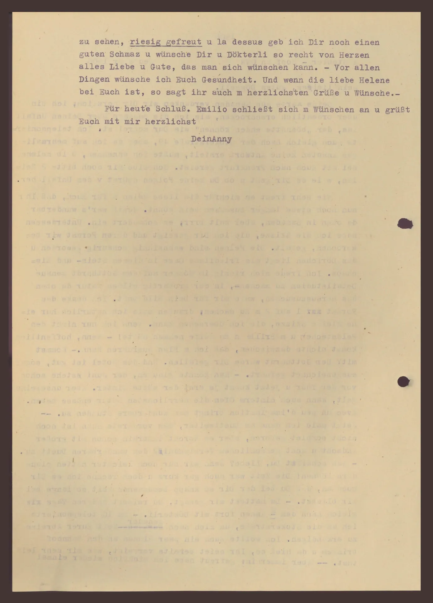 Brief (Transkript) von Anny Stebler-Hopf an Ottilie W. Roederstein, 1. Januar 1906