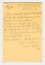 Brief von Dora Hitz an Ottilie W. Roederstein. 18. Mai 1908