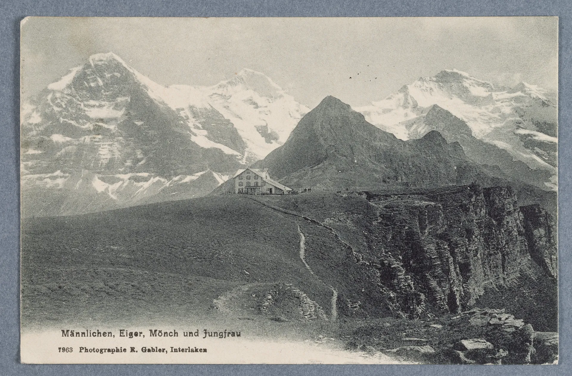 Postkarte von Anny Stebler-Hopf an Ottilie W. Roederstein, 16. Juli 1906
