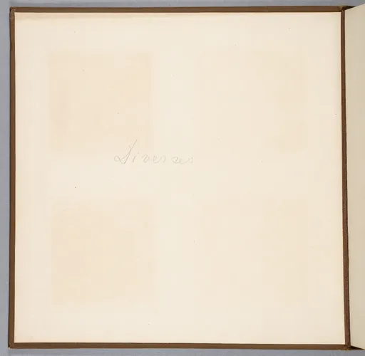 Fotoalbum: Diverses, Seite 1 (Deckelinnenseite)