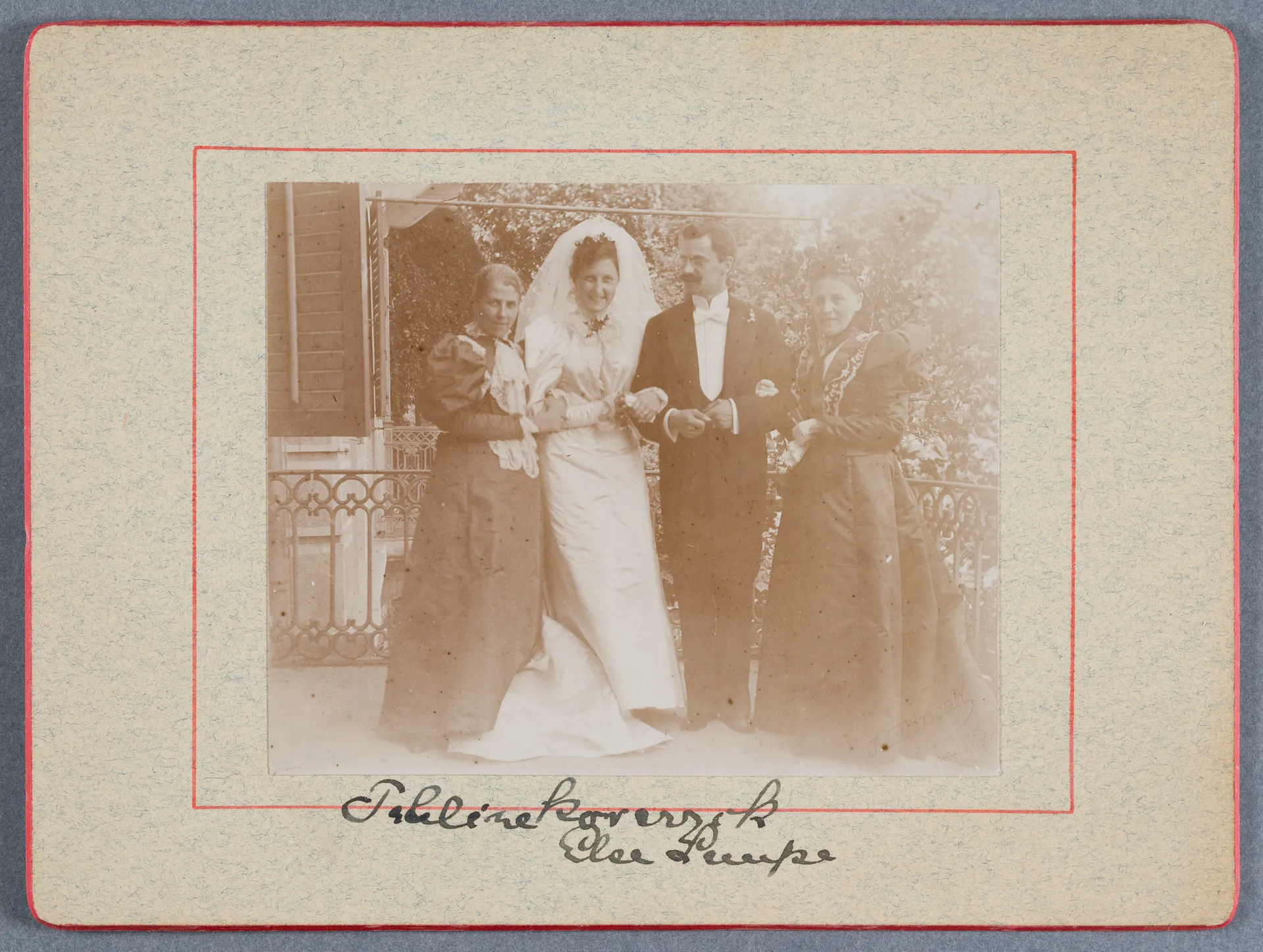Hochzeit von Else von Guaita und Walther Lampe