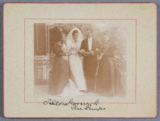 Hochzeit von Else von Guaita und Walther Lampe