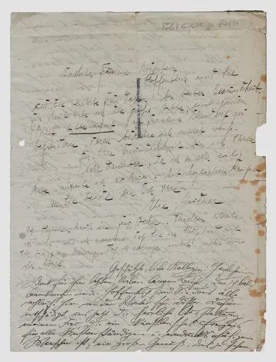 Brief von Else und Ludwig Meidner an Ottilie W. Roederstein, 8. Mai 1932