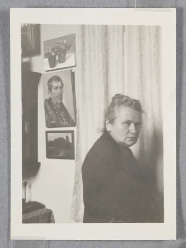 Ottilie W. Roederstein in ihrem Hofheimer Atelier