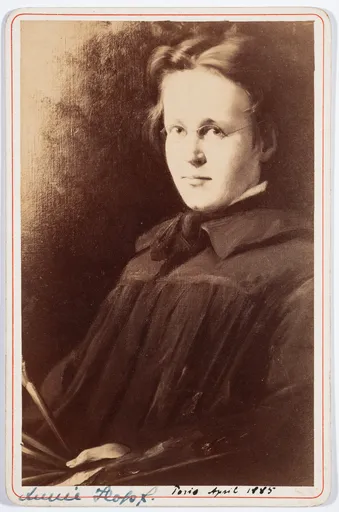 Ottilie W. Roederstein, Anny Stebler-Hopf, Gemälde, 1885