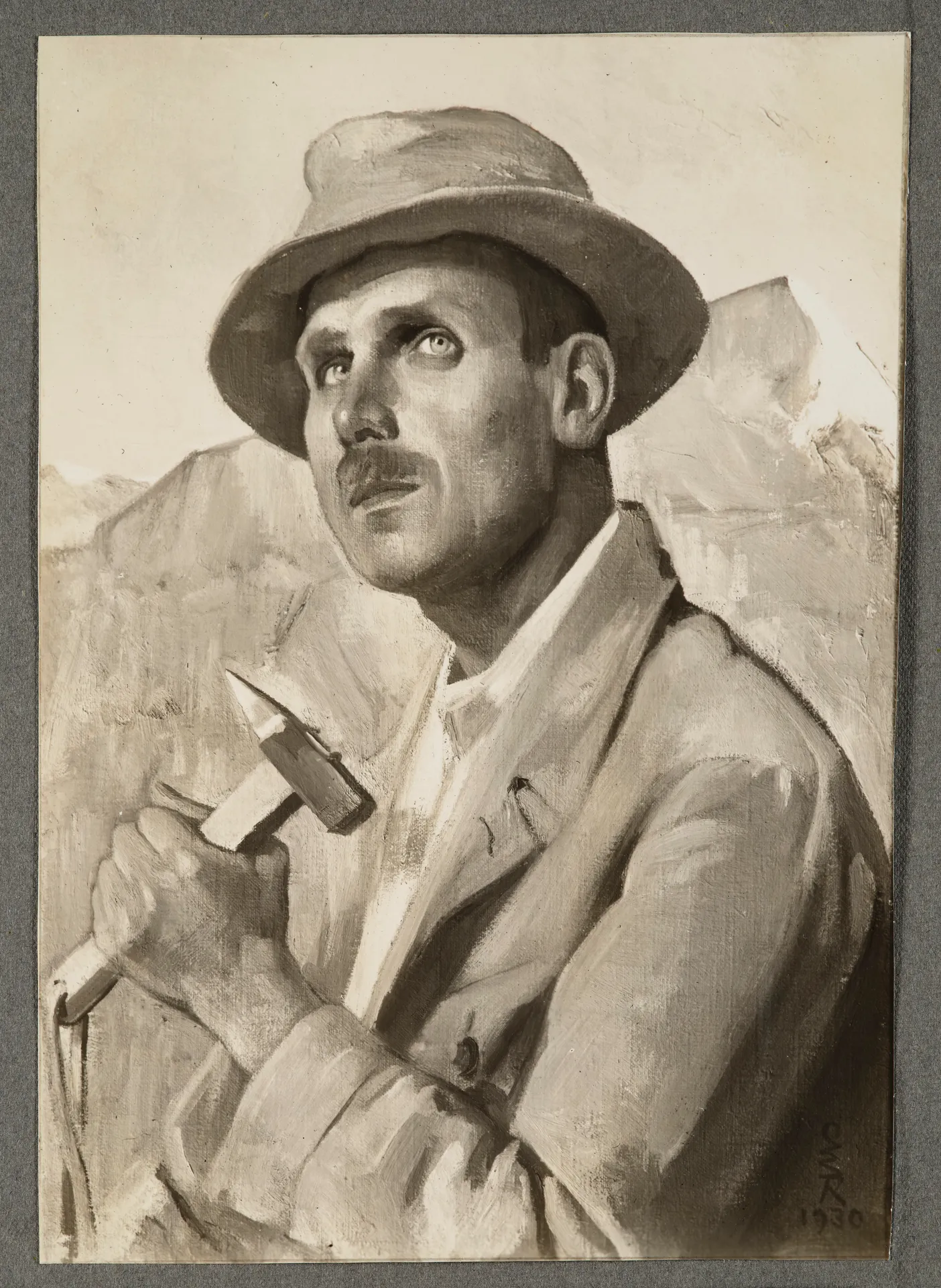 Ottilie W. Roederstein, Der Kletterer, Gemälde, 1930