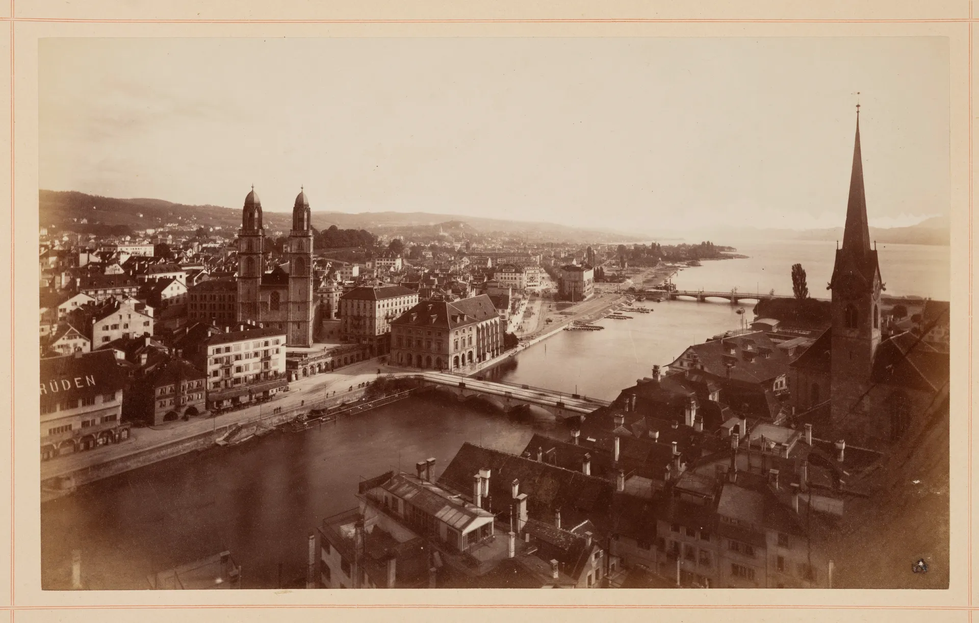 Stadtansicht von Zürich