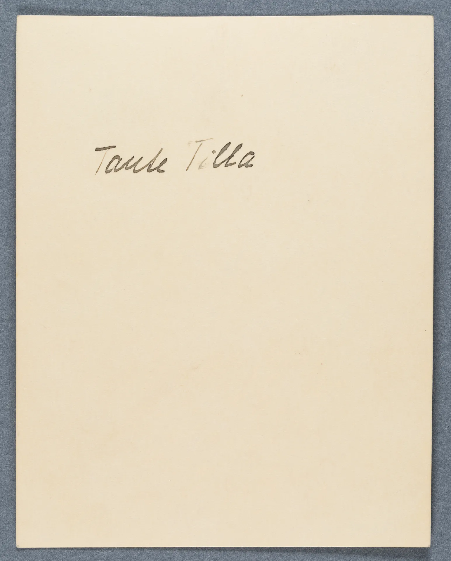 Ottilie W. Roederstein mit ihrem Hund