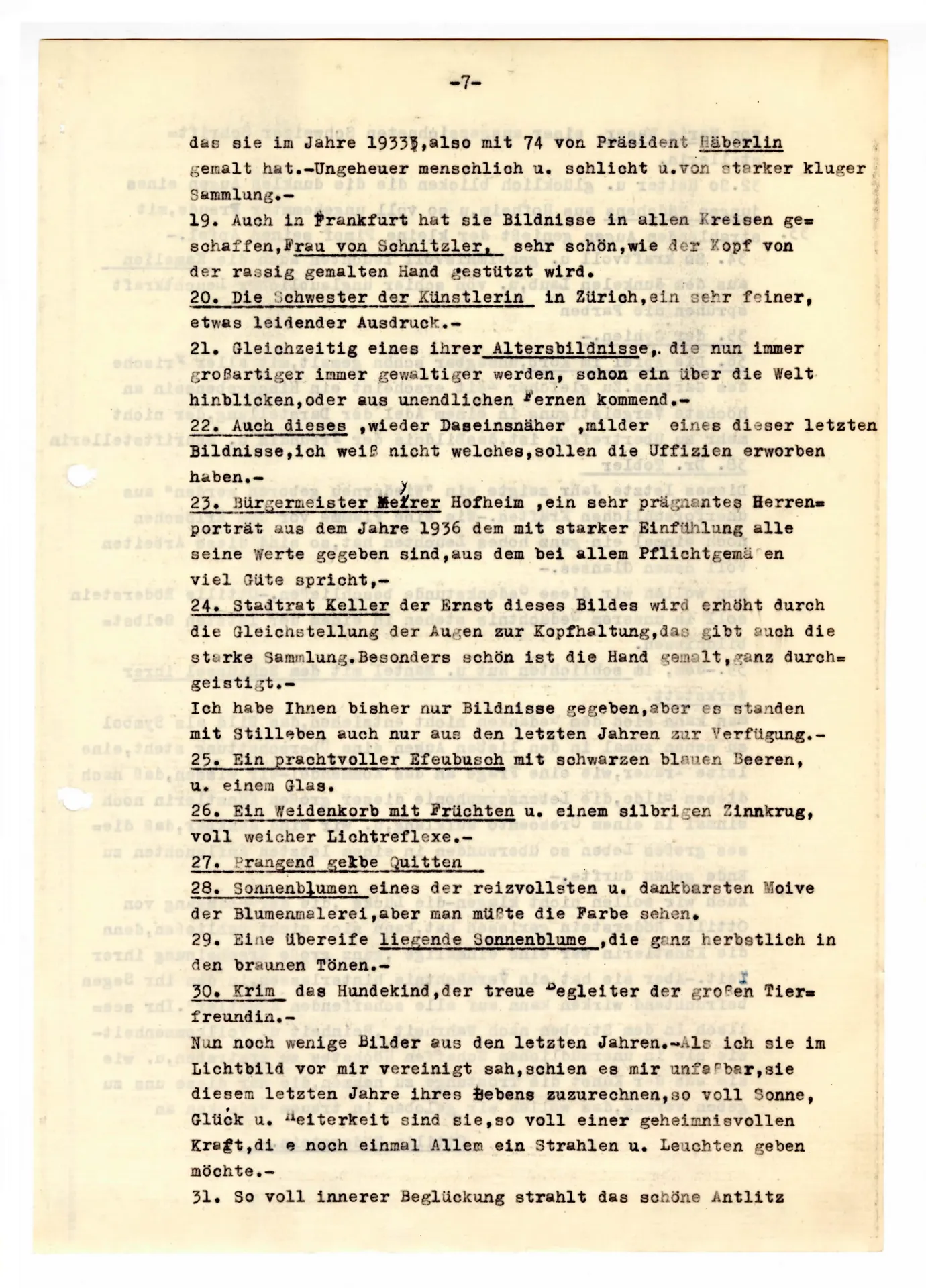 Ottilie W. Roederstein. Worte zu ihrem Gedächtnis, gesprochen am 23. Januar 1938 von Cläre Mehs-Luthmer für die GEDOK Frankfurt (Transkript)