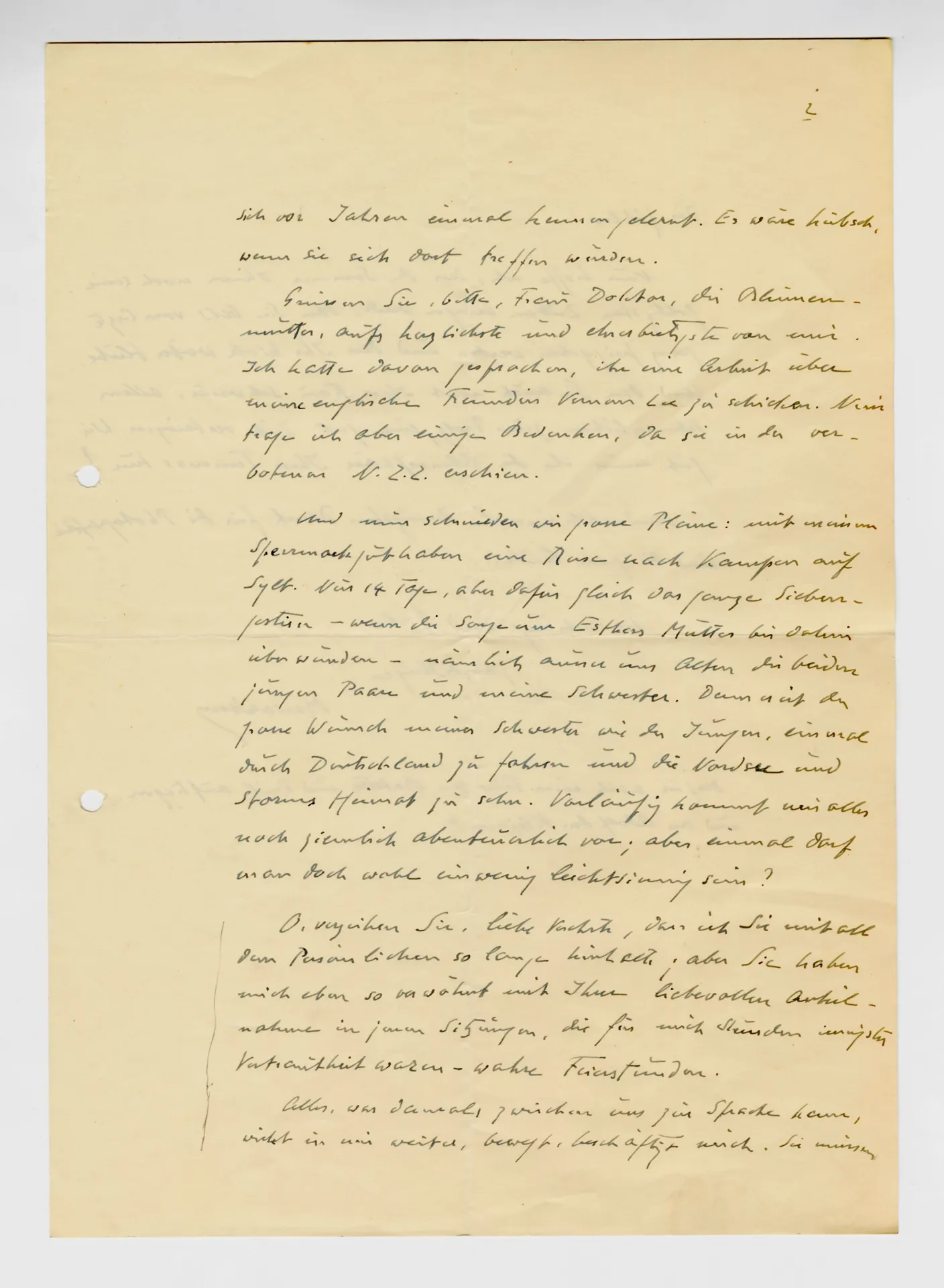 Brief von Maria Waser an Ottilie W. Roederstein, 22. Juli 1937
