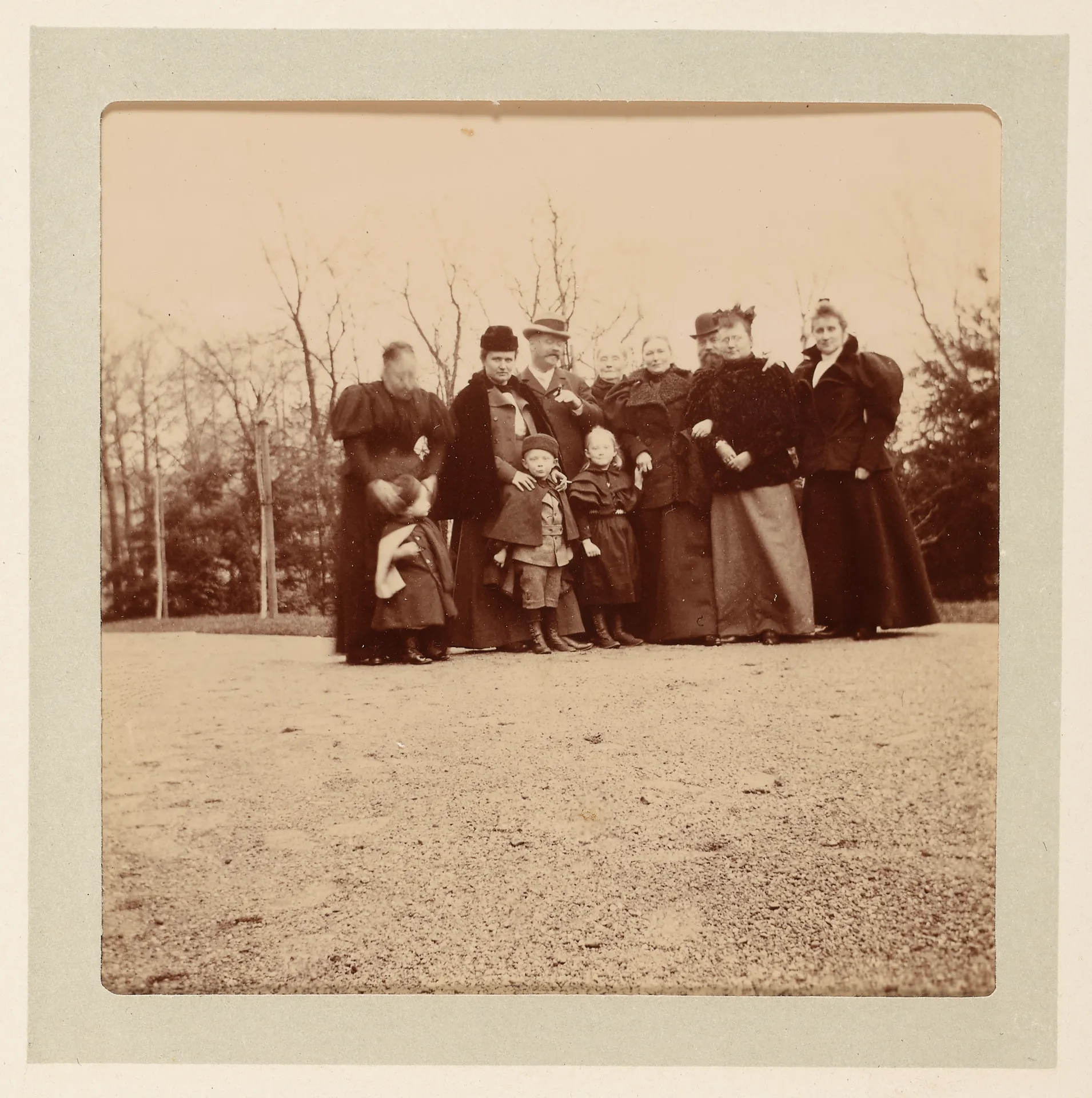 Gruppenfotografie der Familie Roederstein