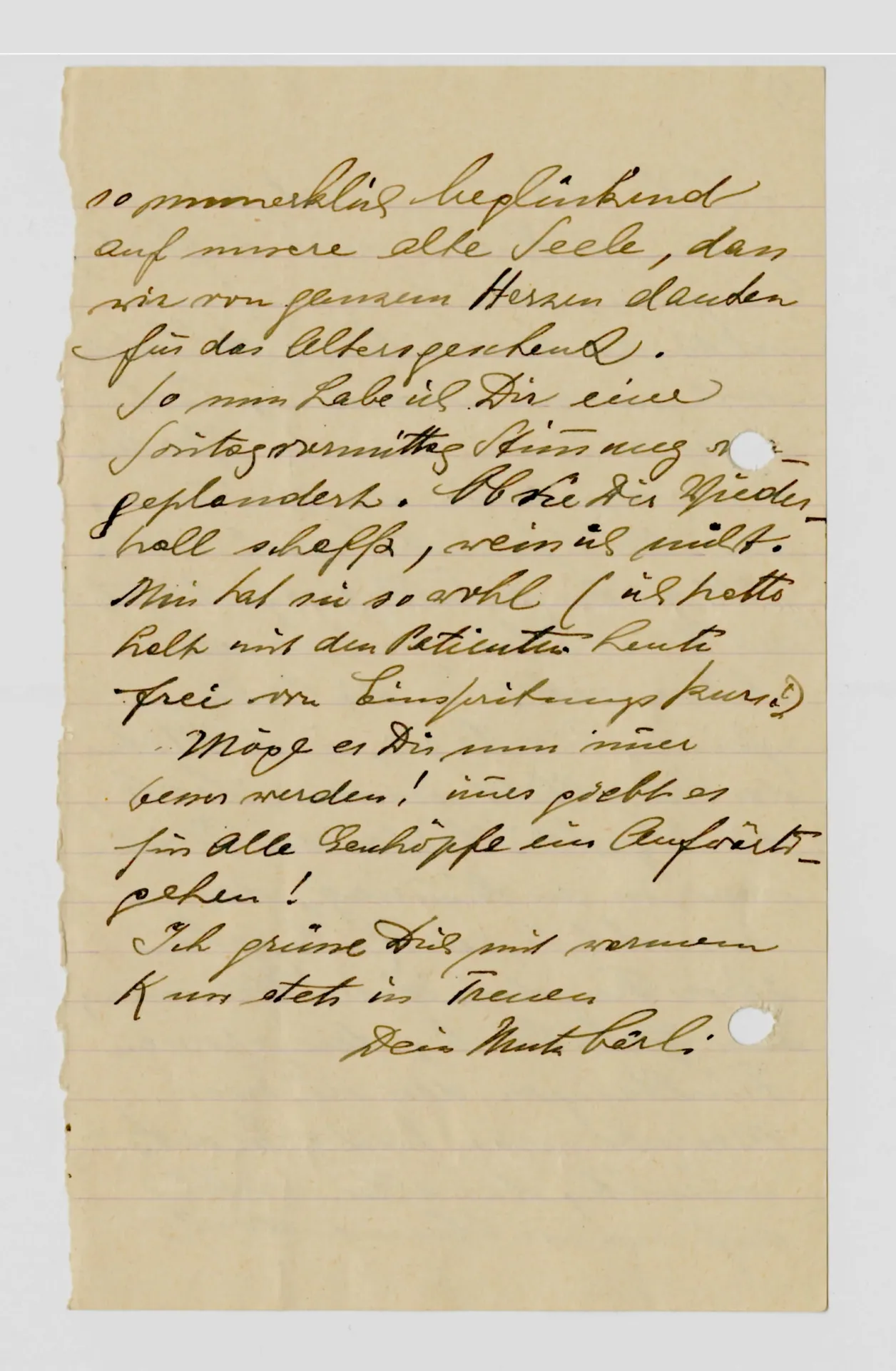 Brief von Martha Sommer an Ottilie W. Roederstein, 5. September 1937