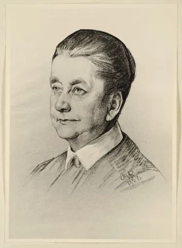 Ottilie W. Roederstein, Dr. Elisabeth H. Winterhalter, Zeichnung, 1926