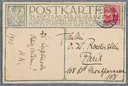 Postkarte von "KK" an Ottilie W. Roederstein, 22. März 1913