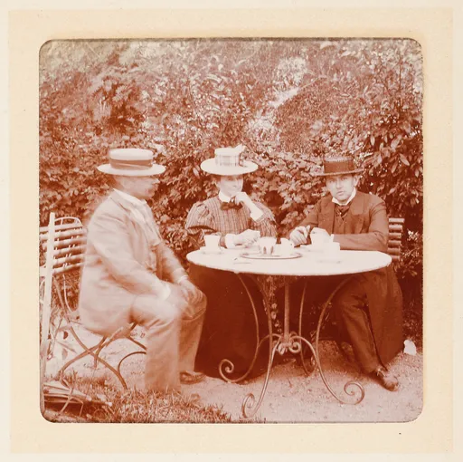 Elisabeth H. Winterhalter und zwei Männer