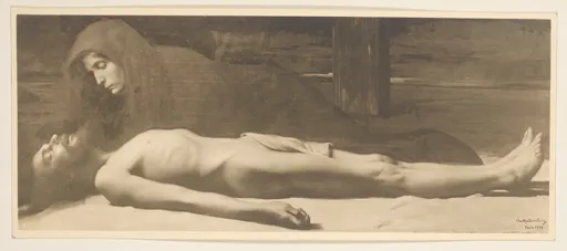 Ottilie W. Roederstein, Pietà, Gemälde, 1897
