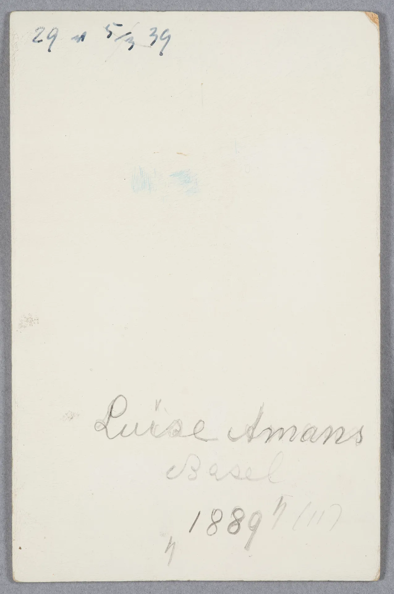 Ottilie W. Roederstein, Louise Amans, Gemälde, 1889