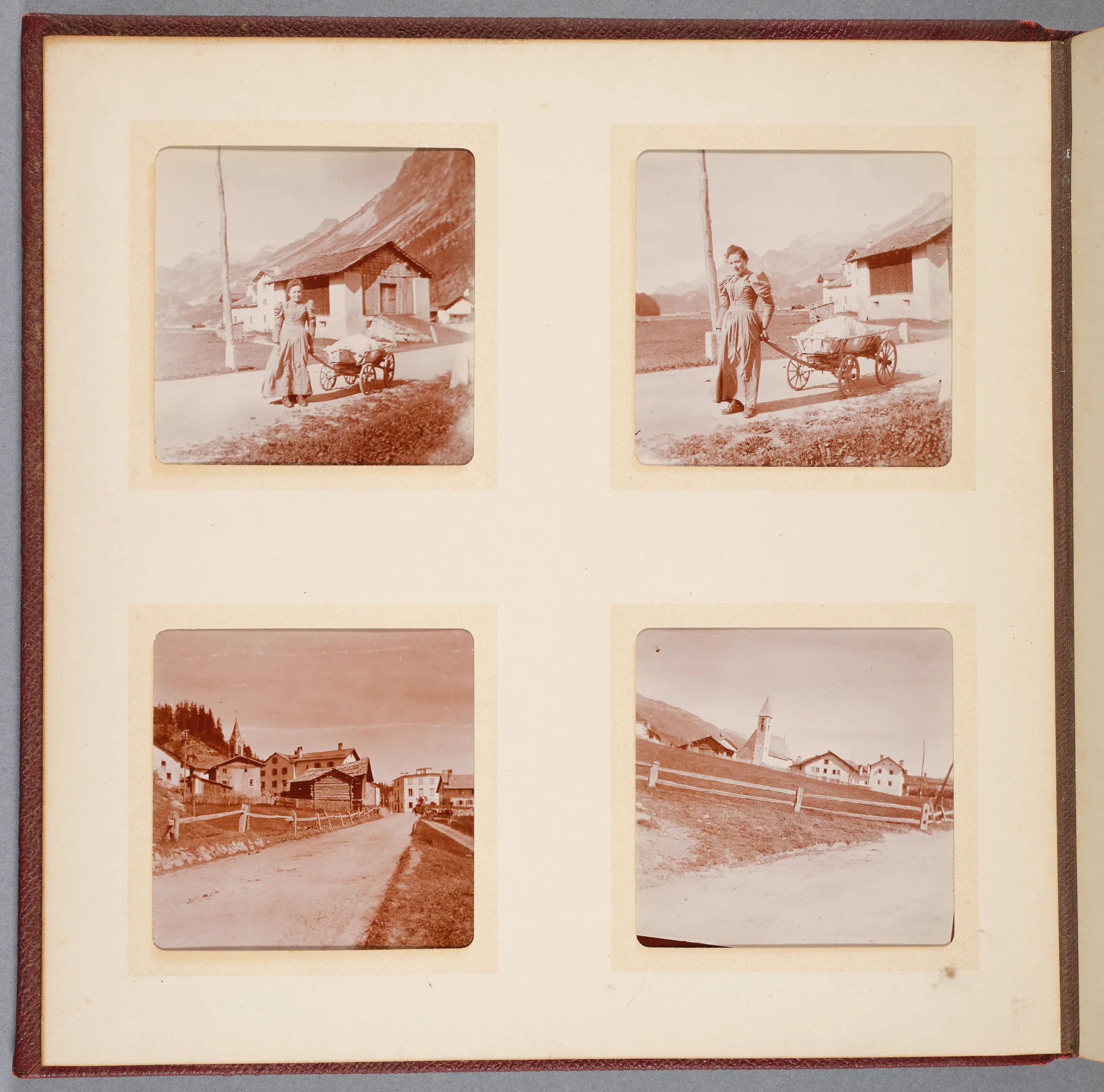 Fotoalbum: Sils Maria, Ansbach, Rothenburg, 1898, Seite 3