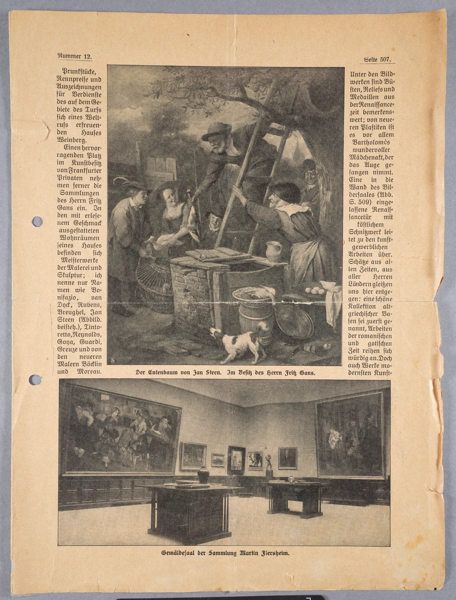 Julia Virginia, Aus Frankfurter Privatkunstsammlungen, in: Die Woche, 20. März 1909 (?)