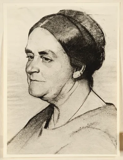 Ottilie W. Roederstein, Jeanne Smith, Zeichnung, 1919