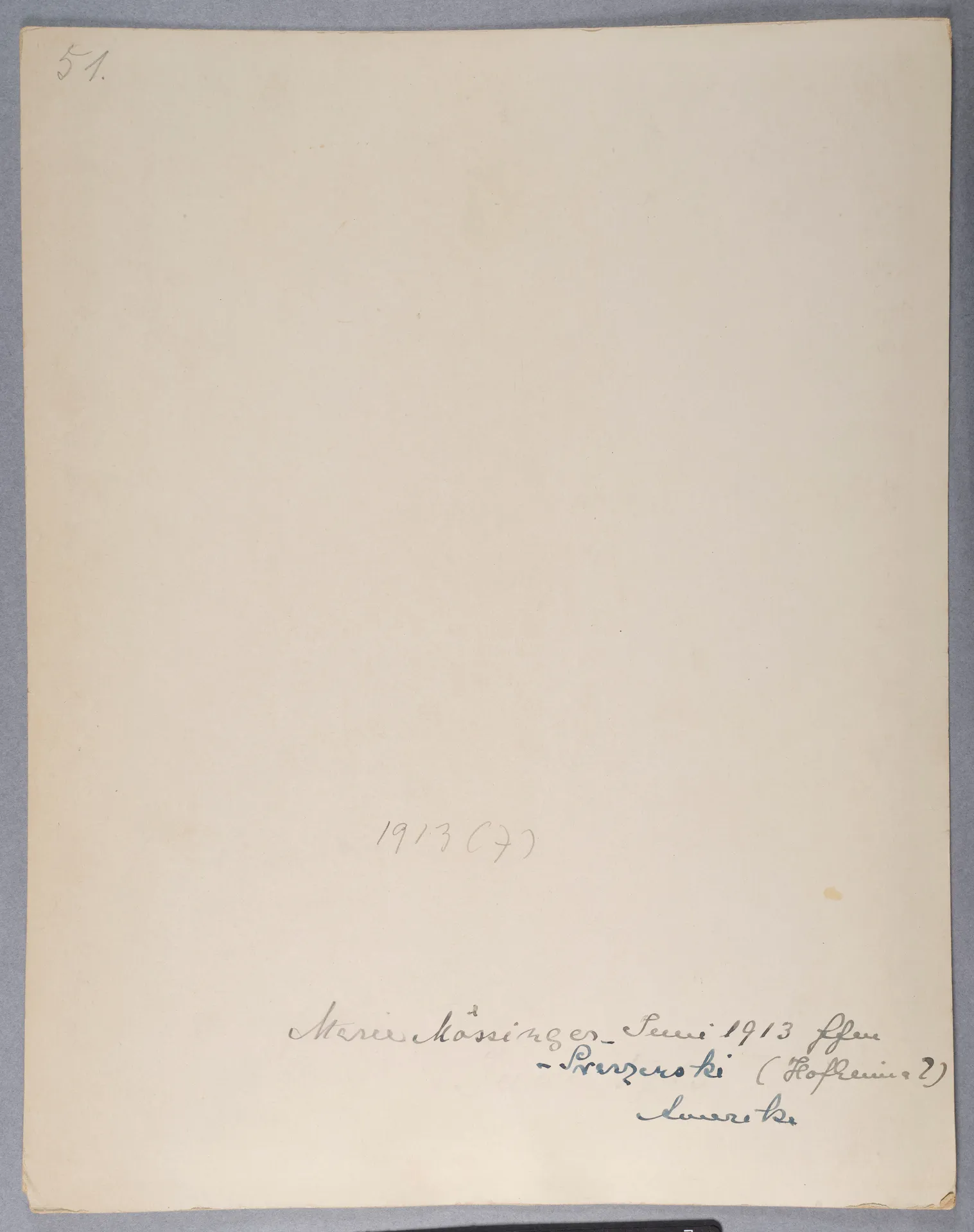 Ottilie W. Roederstein, Marie Swarzenski, geborene Mössinger, Gemälde, Juni 1913