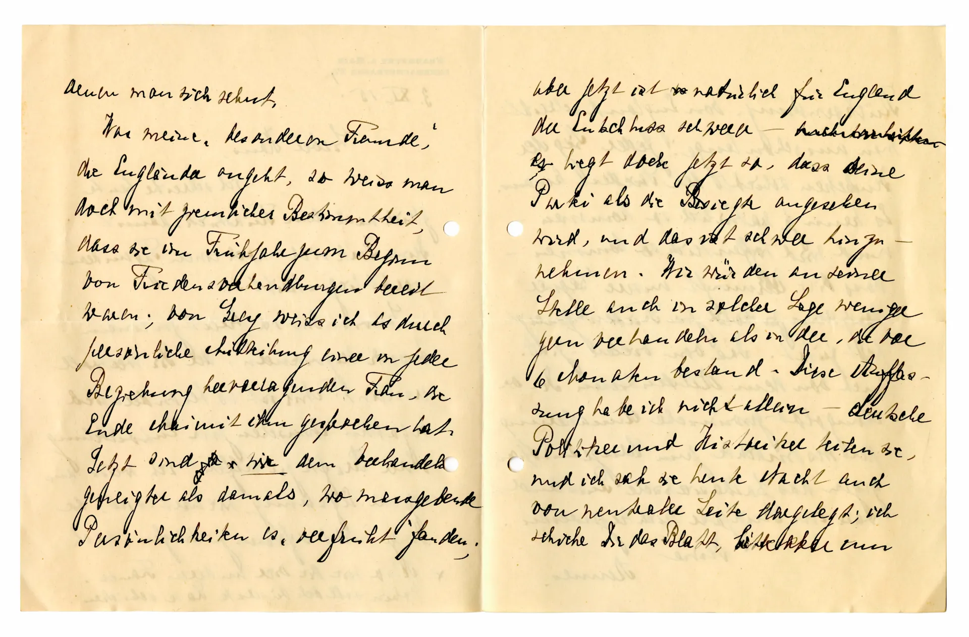 Brief von Anna Edinger an Elisabeth H. Winterhalter, 3. November 1915