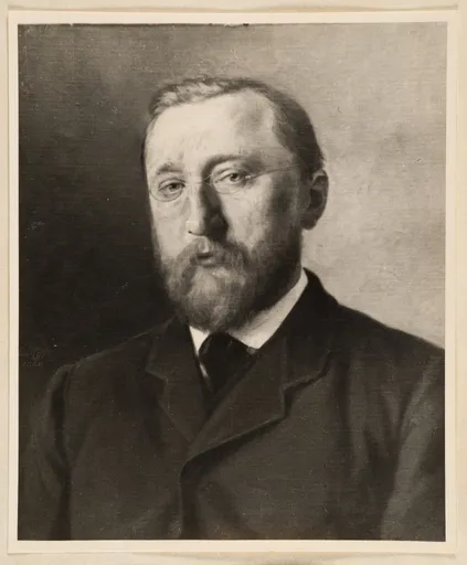 Eduard Pfyffer, Porträt Reinhard Roederstein, Gemälde, 1868