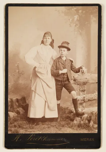 Gabriele von Wartensleben mit ihrem Sohn Willy von Wartensleben