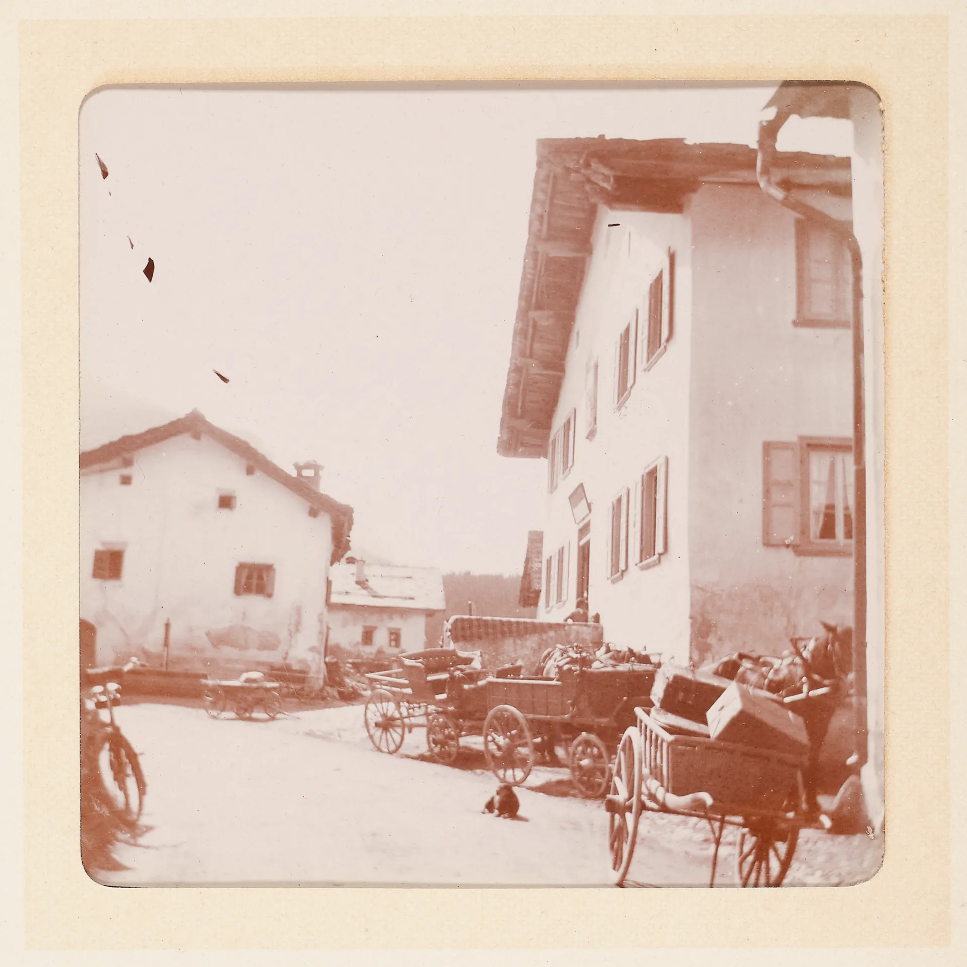 Dorfansicht in der Schweiz