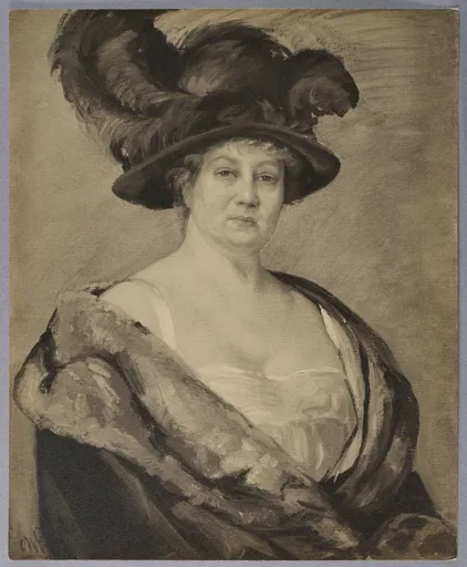 Ottilie W. Roederstein, Marguerite Durand, Gemälde, 1911