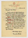 Brief von Ottilie W. Roederstein an die Reichskammer der Bildenden Künste Hessen-Nassau, 26. Februar 1937